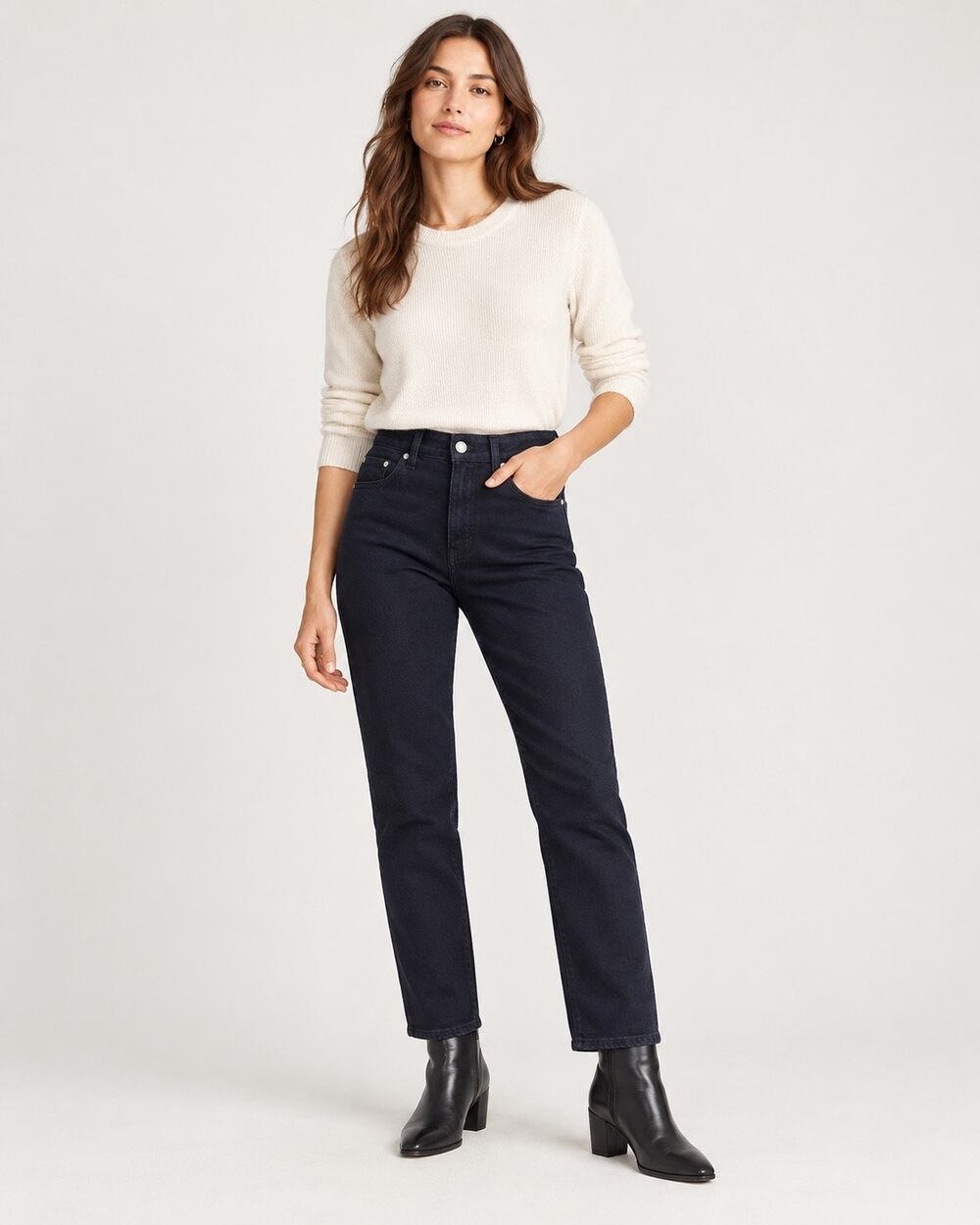 NWT Madewell The Perfect Vintage Jeans Black High Rise Tapered W31